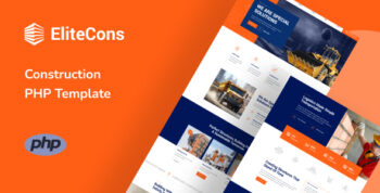 Elitecons - Construction Building PHP Template